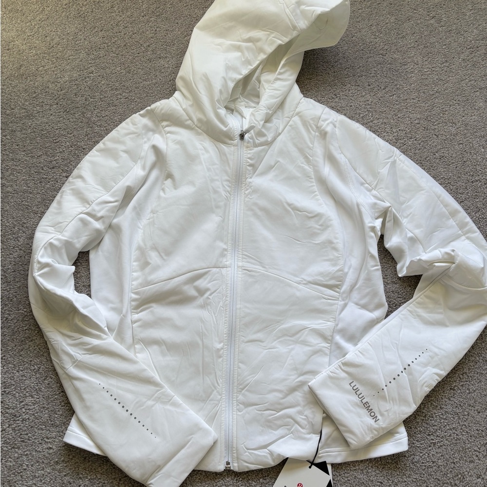lululemon athletica Women's Push Your Pace White Jacket - Picture 7 of 10